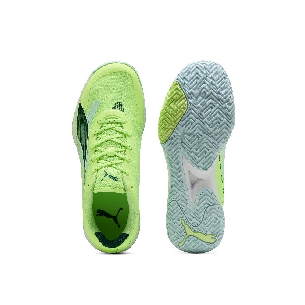 Zapatillas PUMA Accelerate Turbo 4 Verde Lima | Handbolaunpas