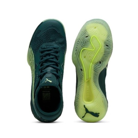 PUMA Eliminate NITRO SQD shoes Green | Handbolaunpas