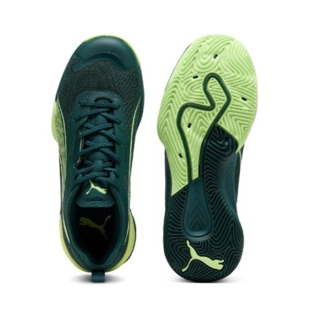 Zapatillas PUMA Eliminate Nitro 4 Verde | Handbolaunpas