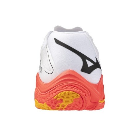 Zapatillas MIZUNO WAVE LIGHTNING Z8 Blanco y Naranja | Handbolaunpas