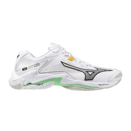 Zapatillas MIZUNO WAVE LIGHTNING Z8 Blanco y Verde | Handbolaunpas