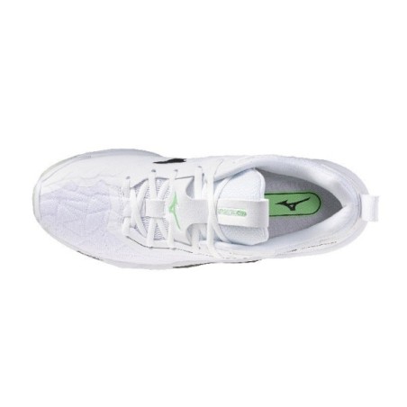 Zapatillas Mizuno Wave Stealth Neo 2 Blanca Negra | Handbolaunpas
