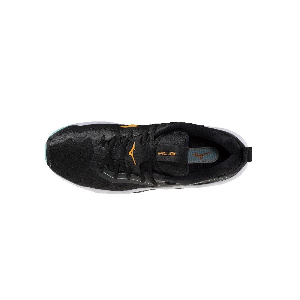 Zapatillas Mizuno Wave Stealth Neo 2 Negro Blanco | Handbolaunpas