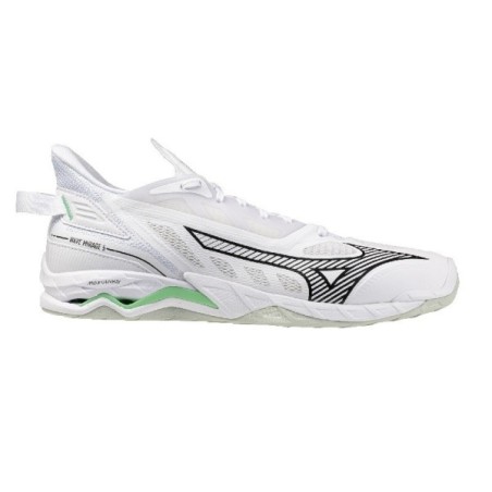 Zapatillas Mizuno Wave Mirage 5 Blanco Negra | Handbolaunpas