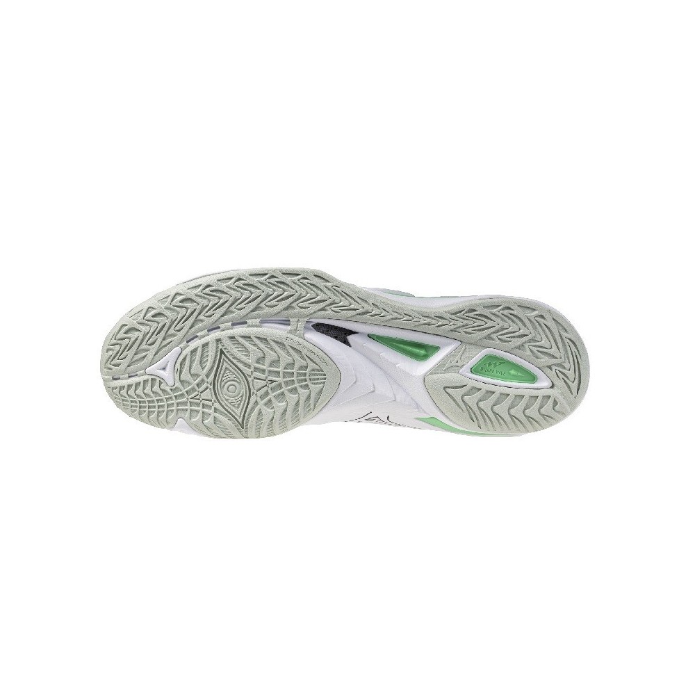 Zapatillas Mizuno Wave Mirage 5 Blanco Negra | Handbolaunpas