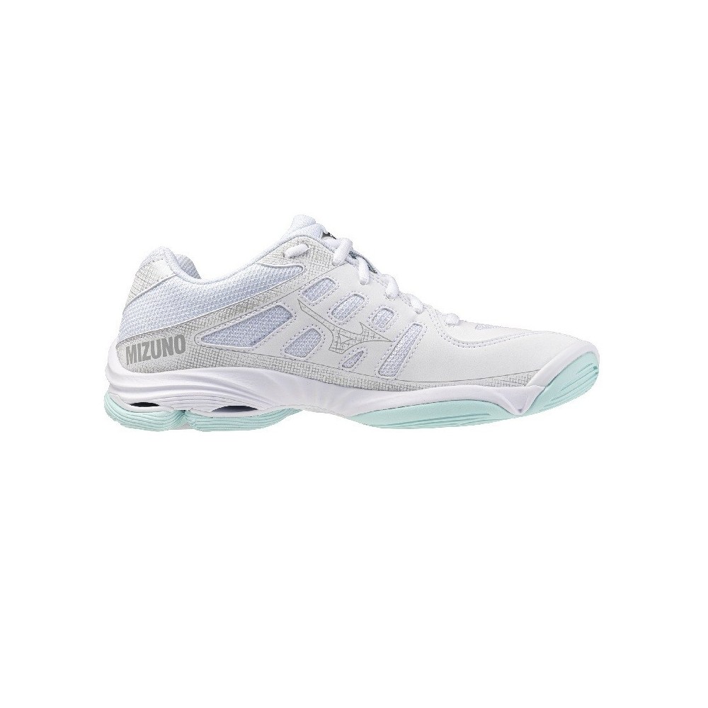 Sabatilles MIZUNO WAVE VOLTAGE 2 Blanc i Cel | Handbolaunpas