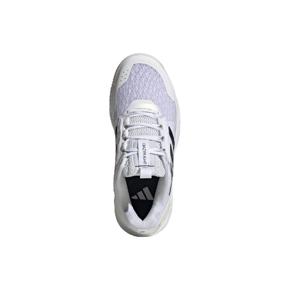 Sapatilhas Adidas Crazyflight 6 Branco Preto | Handbolaunpas