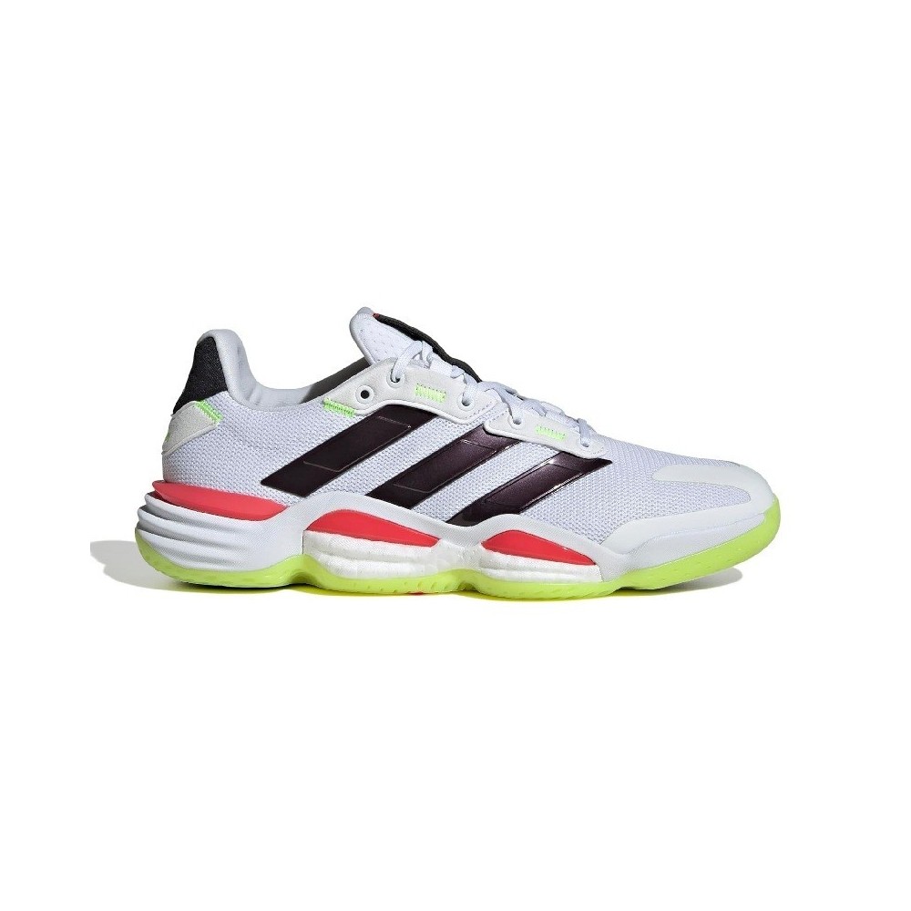 Zapatillas Adidas Stabil 16 Blanco Negro Amarillo | Handbolaunpas