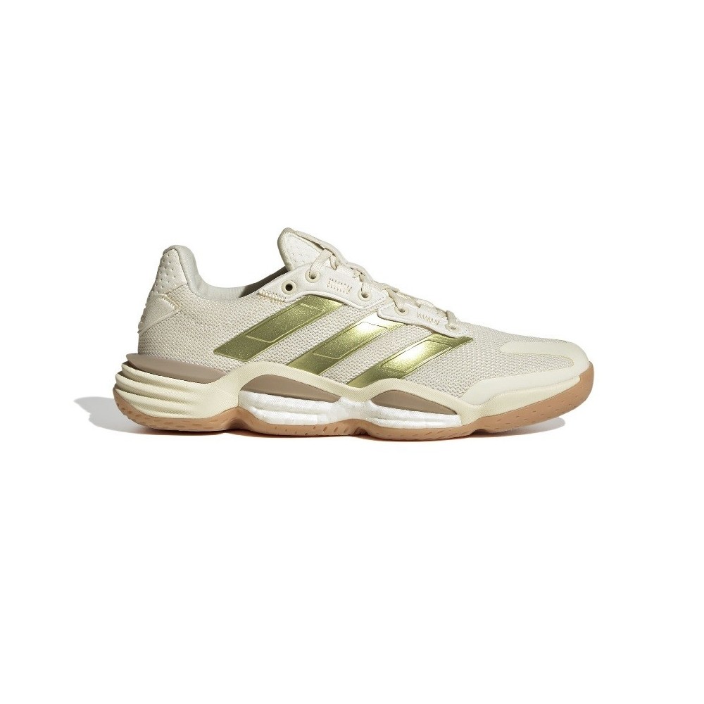 Adidas Stabil 16 Gold Beige Shoes | Handbolaunpas