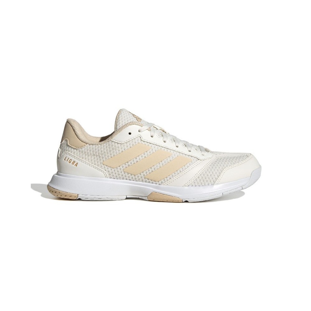 Adidas Ligra 8 Gold Beige Shoes | Handbolaunpas