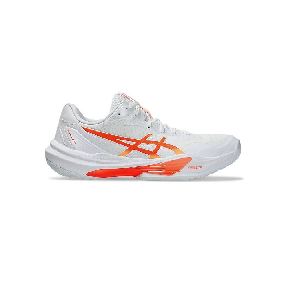 ASICS SKY ELITE FF 3 Senhora Andebol Branco Laranja | Handbolaunpas