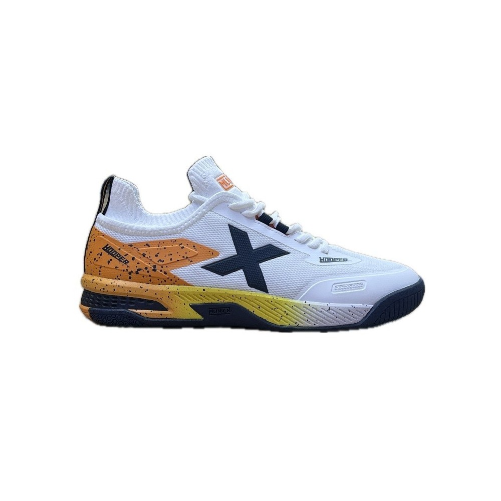 Munich Hooper 8 Blanco y naranja | Handbolaunpas
