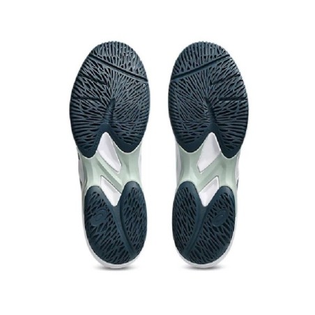 ASICS COURT HUNTER FF 3 Branco, Azul e Verde | Handbolaunpas