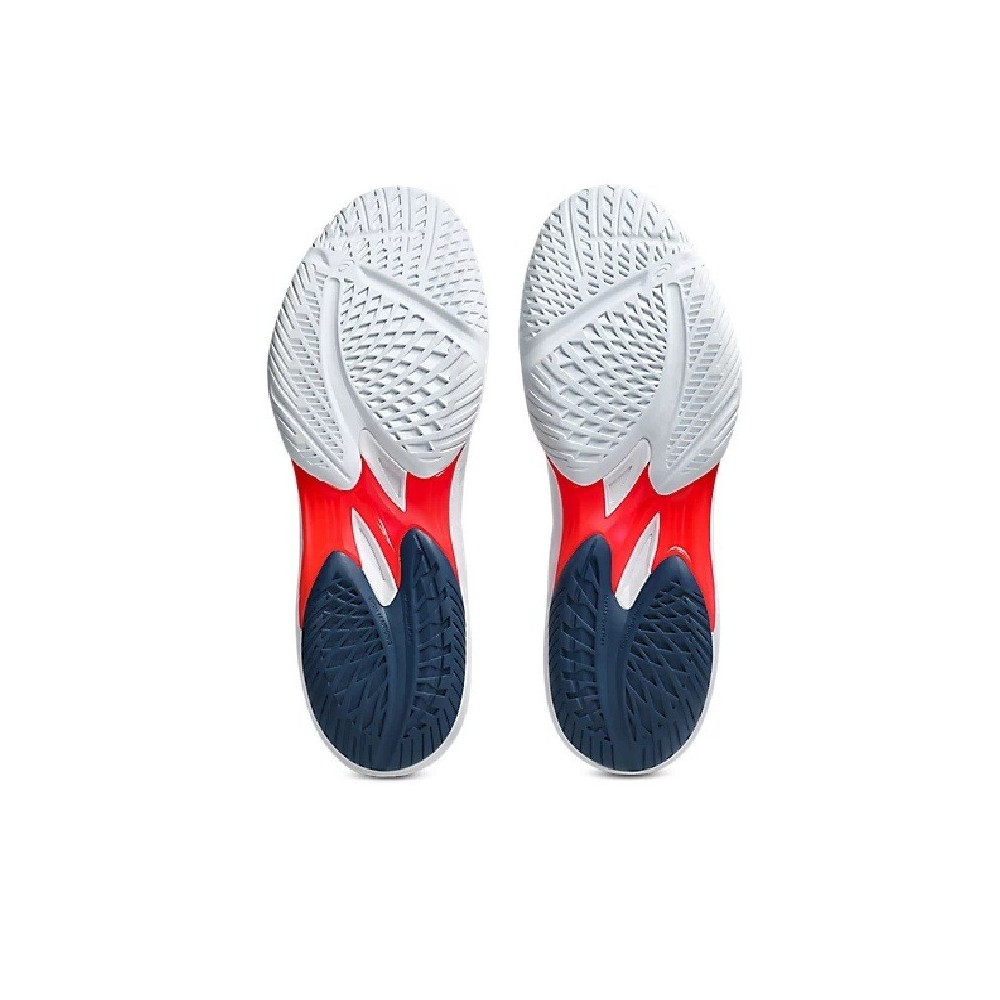 ASICS SKY ELITE FF 3 blanca, azul y rojo | Handbolaunpas