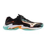 Zapatillas MIZUNO WAVE LIGHTNING Z8 Negro y Naranja | Handbolaunpas