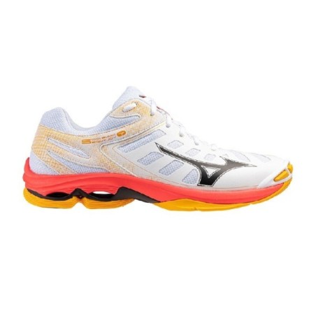 Sapatilhas MIZUNO WAVE VOLTAGE 2 Branco e Laranja | Handbolaunpas
