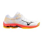 Zapatillas MIZUNO WAVE VOLTAGE 2 Blanco y Naranja | Handbolaunpas