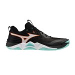 MIZUNO WAVE MOMENTUM ELITE Black and Orange shoes | Handbolaunpas