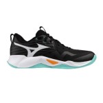 Sabatilles MIZUNO WAVE MOMENTUM PRO Negre i Taronja | Handbolaunpas