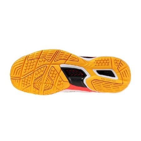 Sabatilles Mizuno Wave Phantom 3 Blanca Taronja | Handbolaunpas