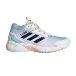 Sabates Adidas Crazyflight 6 MID Blanc Negre Groc | Handbolaunpas
