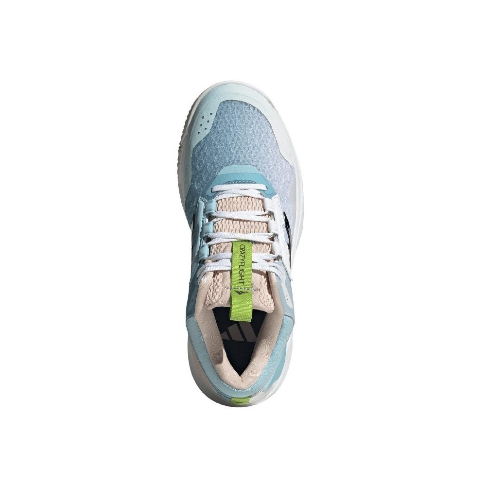 Sabates Adidas Crazyflight 6 MID Blanc Negre Groc | Handbolaunpas
