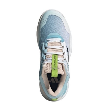 Sabates Adidas Crazyflight 6 MID Blanc Negre Groc | Handbolaunpas