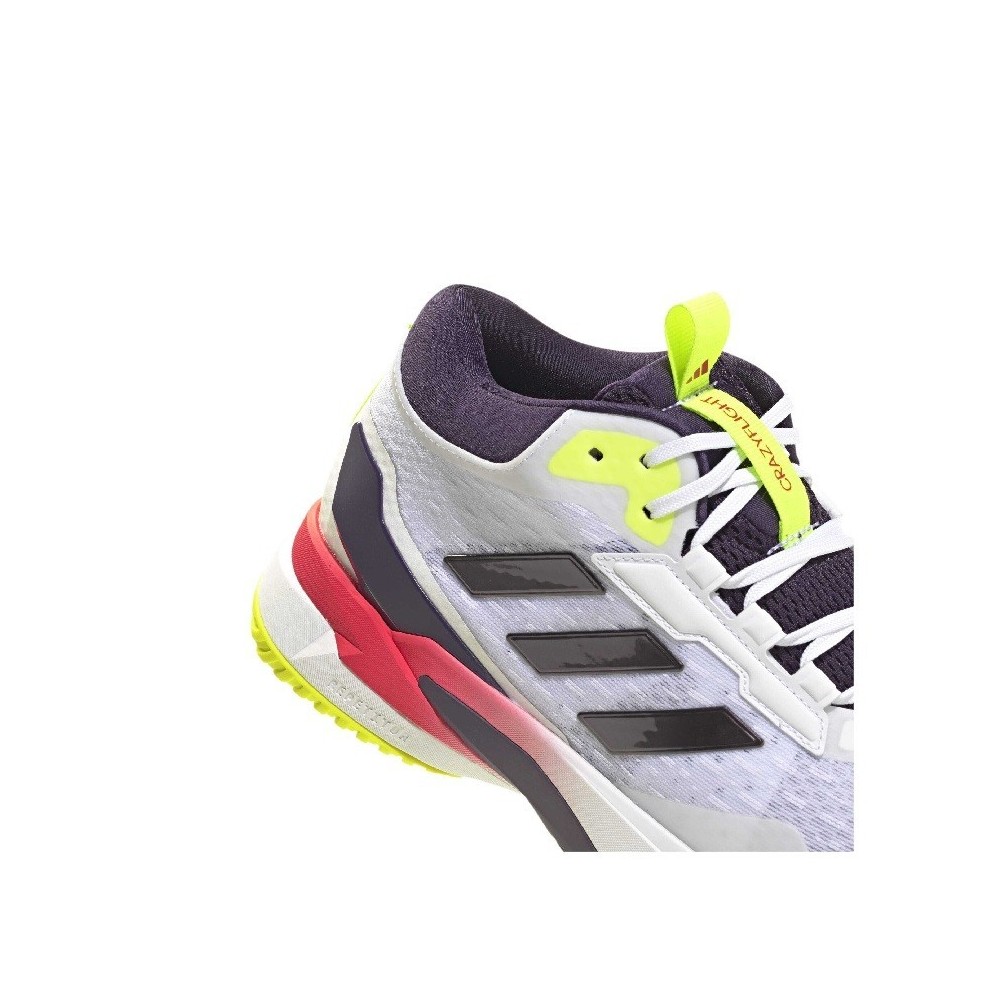 Zapatillas Adidas Crazyflight 6 MID Blanco Negro Rojo | Handbolaunpas