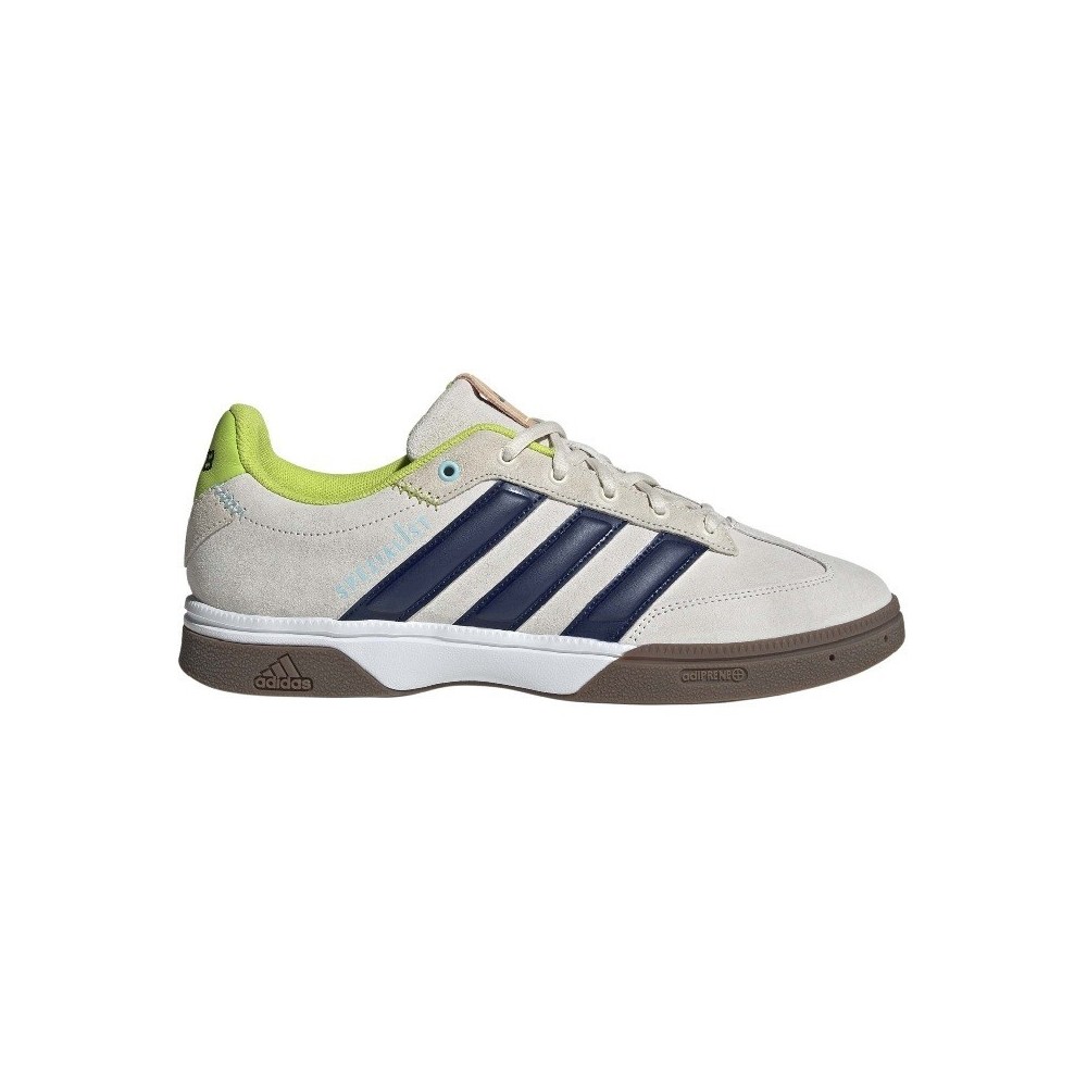 Sapatilhas Adidas HB Spezialist Branco Azul Amarelo | Handbolaunpas