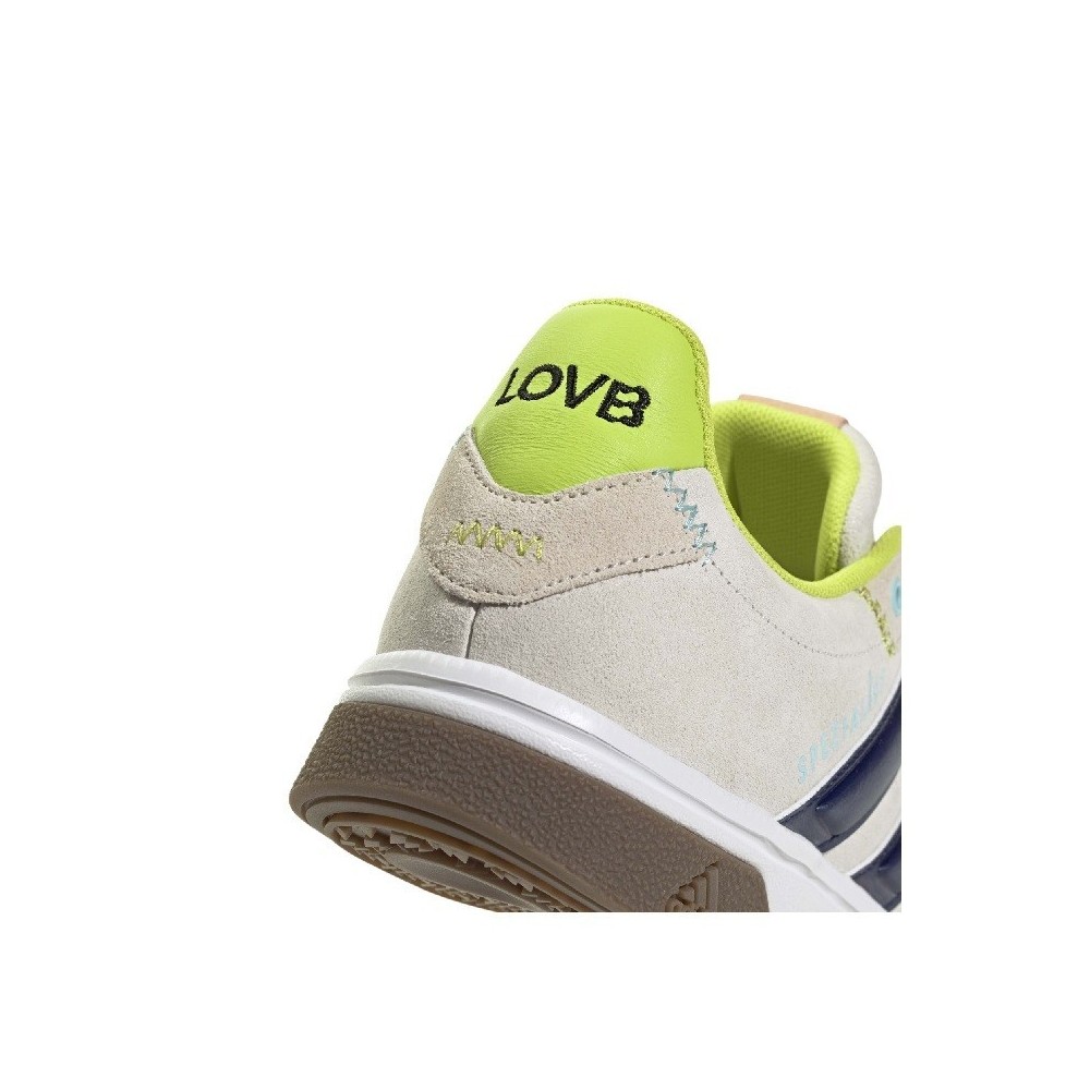 Zapatillas Adidas HB Spezialist Blanco Azul Amarillo | Handbolaunpas