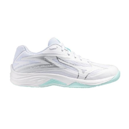 Sapatilhas MIZUNO WAVE THUNDER BLADE Z Branco e Celeste | Handbolaunpas