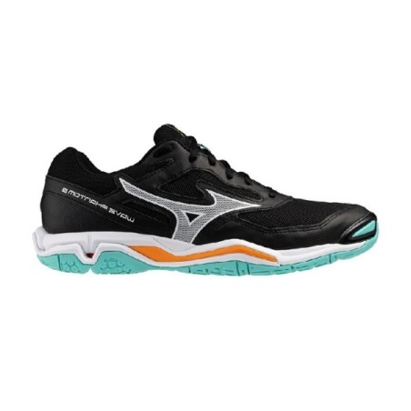 Zapatillas Mizuno Wave Phantom 3 Negra Blanca | Handbolaunpas