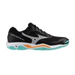 Zapatillas Mizuno Wave Phantom 3 Negra Blanca | Handbolaunpas