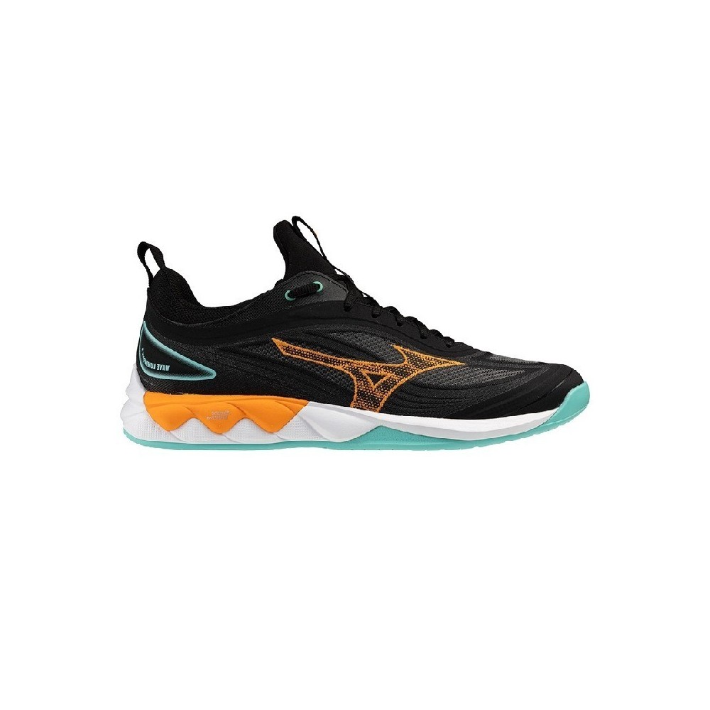 MIZUNO WAVE LUMINOUS 03 Black and Orange shoes | Handbolaunpas