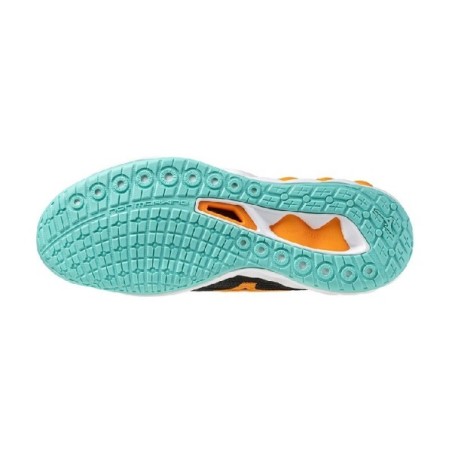 Zapatillas MIZUNO WAVE LUMINOUS 03 Negro y Naranja | Handbolaunpas