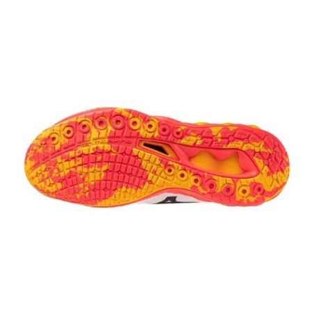 Sabatilles MIZUNO WAVE LUMINOUS 03 Blanc i Taronja | Handbolaunpas