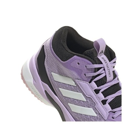 Sapatilhas Adidas Crazyflight 6 MID Lila e Branco | Handbolaunpas
