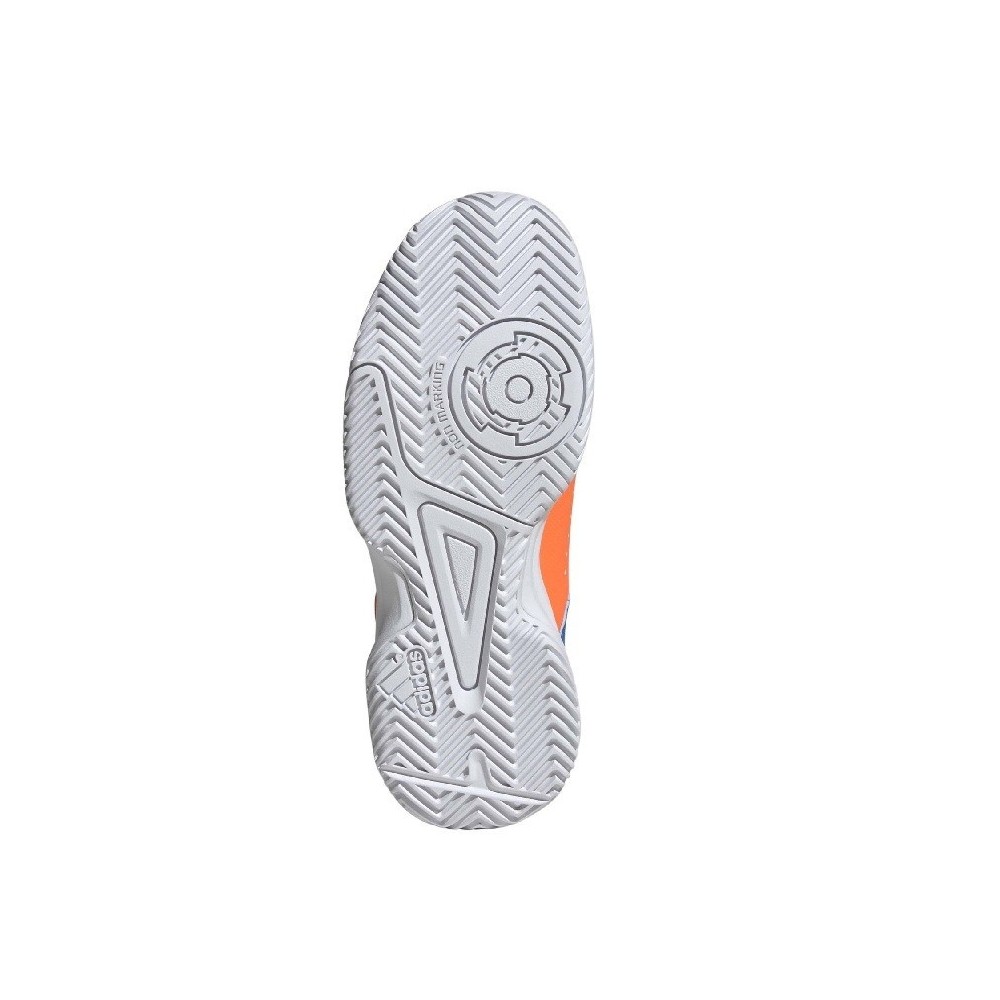 Sabates Adidas Court Stabil Jr Taronja Blanc | Handbolaunpas