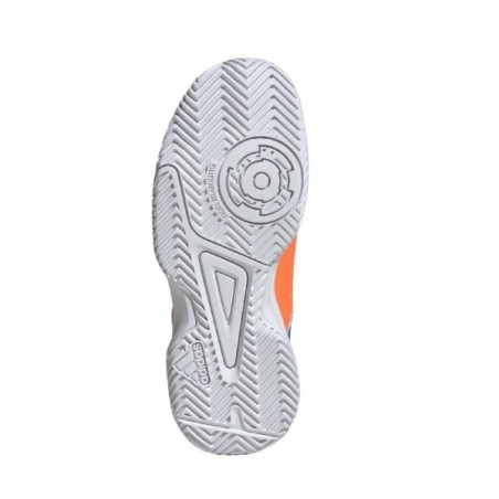 Sabates Adidas Court Stabil Jr Taronja Blanc | Handbolaunpas