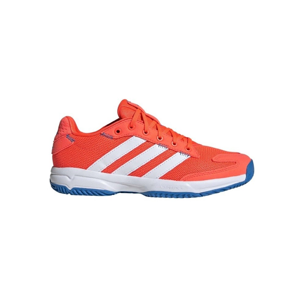 Sapatilhas Adidas Stabil Jr Laranja Branco | Handbolaunpas