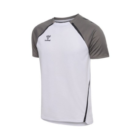 Hummel HMLLEAD 2.0 JERSEY Blanc i gris | Handbolaunpas
