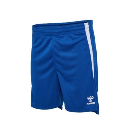 Short Hummel HMLLEAD 2.0 SHORTS Azul y blanco | Handbolaunpas
