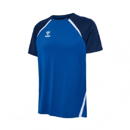 Hummel HMLLEAD 2.0 JERSEY KIDS Blau i blanc | Handbolaunpas