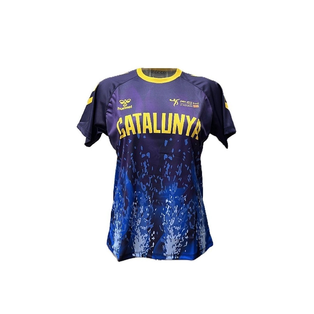 Hummel FED CATALANA Visit W 25/26 Blau | Handbolaunpas