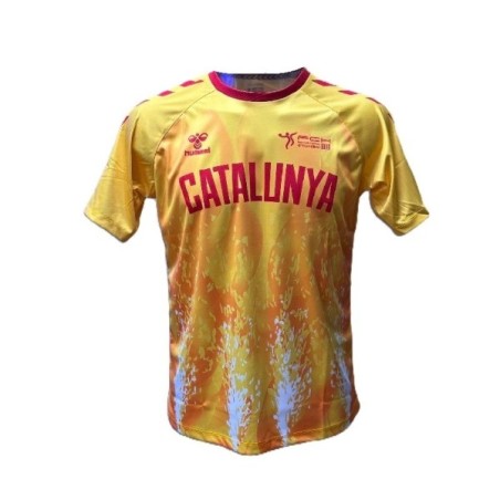 Hummel FED CATALANA Local Jr 25/26 Groc | Handbolaunpas
