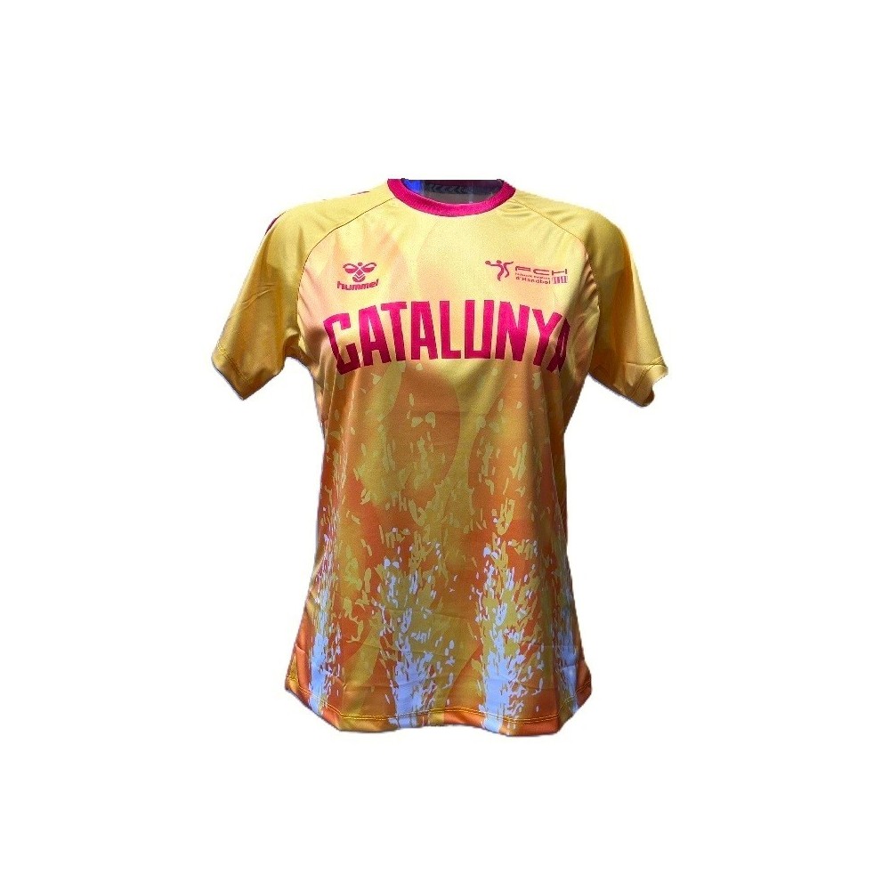 Hummel FED CATALANA Local W 25/26 Amarillo | Handbolaunpas