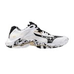 MIZUNO WAVE LIGTHNING Z8 Blanco con negro y dorado | Handbolaunpas