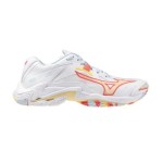MIZUNO WAVE LIGHTNING Z8 Branco e Coral  | Handbolaunpas