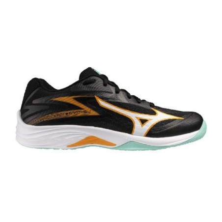 Sabatilles MIZUNO LIGHTNING STAR JR Negre i Toronja | Handbolaunpas