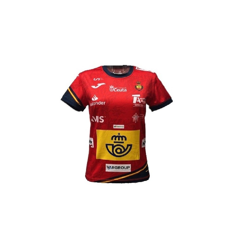 WOMEN'S RED SPANISH NATIONAL TEAM T-SHIRT 25/26 | Handbolaunpas